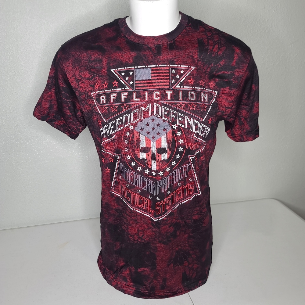 Brand New Affliction Freedom Defenders T-shirt.